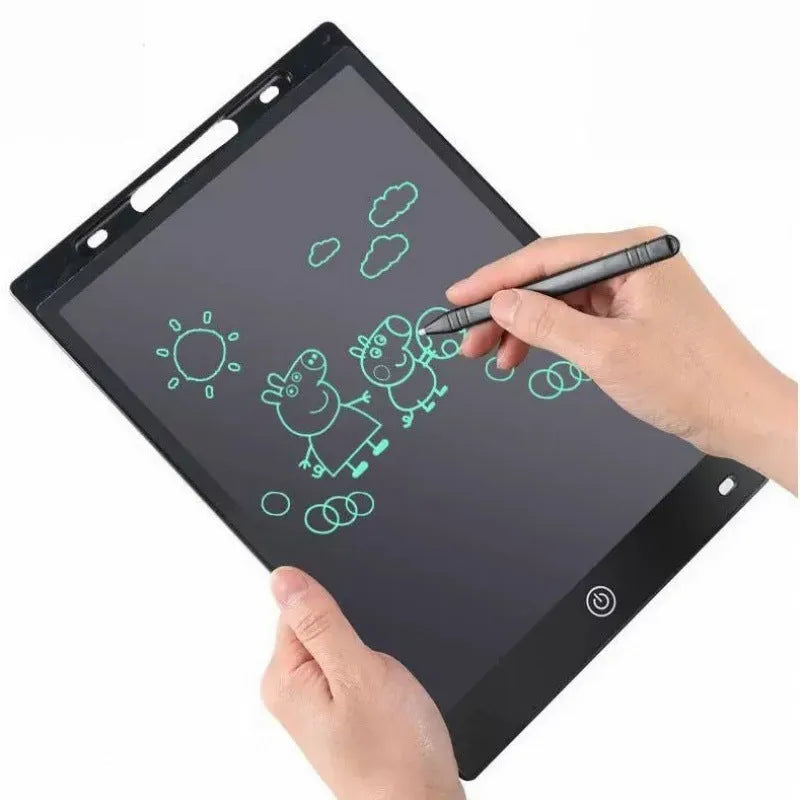 8.5-inch LCD handwriting board in black with pen for children's early education