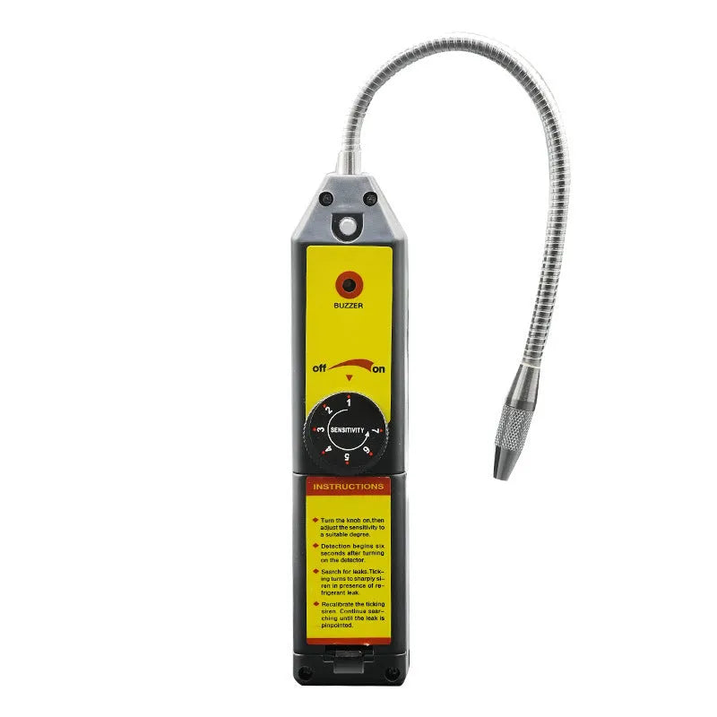 WJL-6000 electronic halogen refrigerant leak detector with extended 20cm probe for automotive and HVAC systems