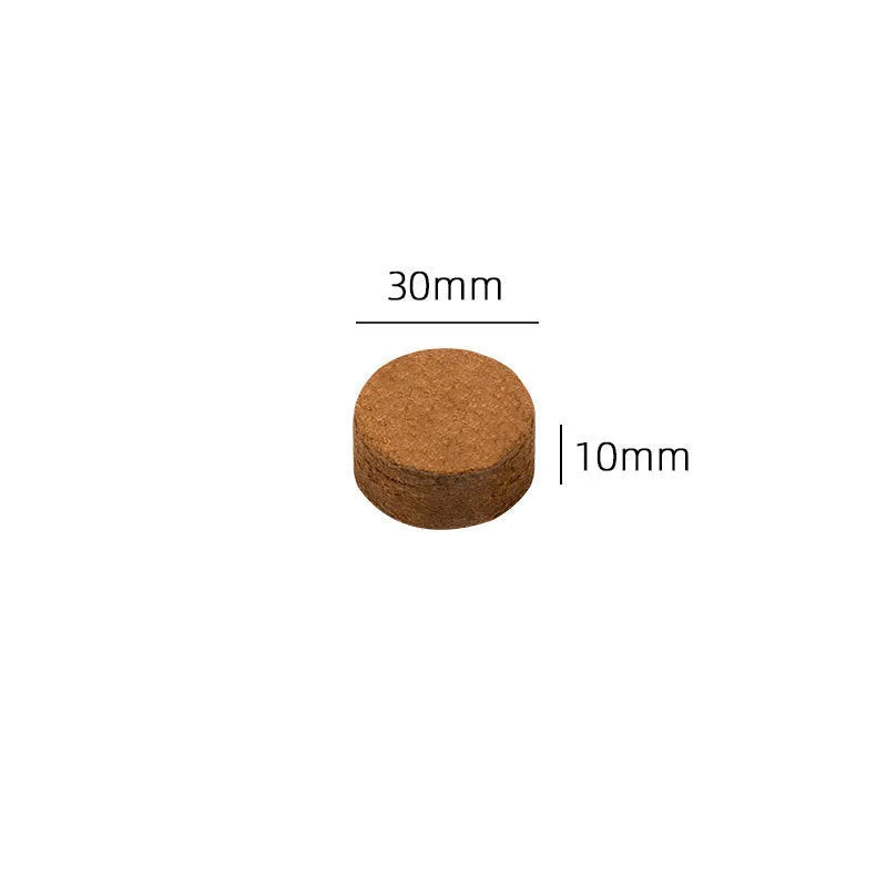 Nutrient soil blocks for vegetable planting in various sizes showing particle texture