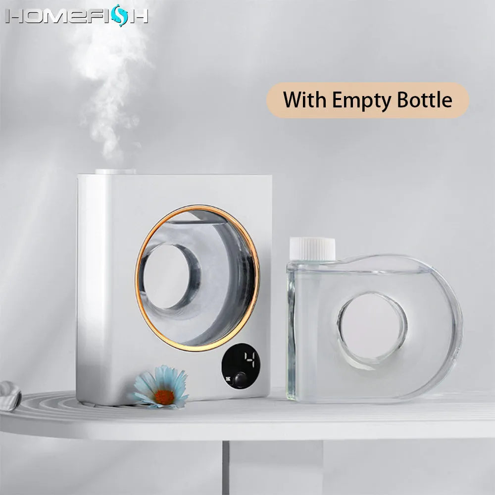 Small white automatic aromatherapy machine with wall-mounted design and USB charging port