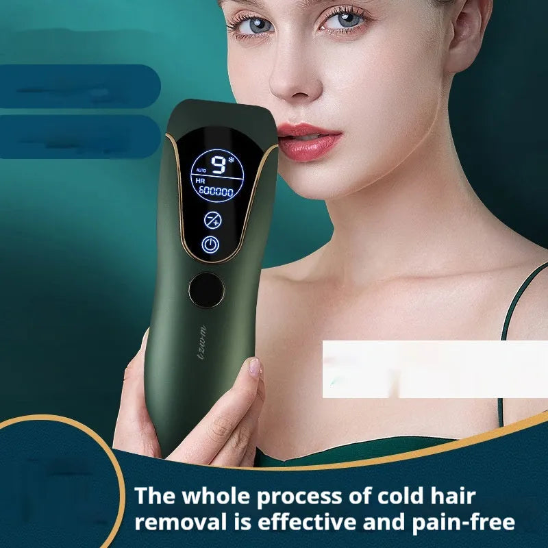 Freezing point hair removal device in sundial colours for body face legs and private parts hair removal