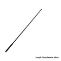 Clear flexible resin pointer with metal tip for use with sewing measuring tapes.