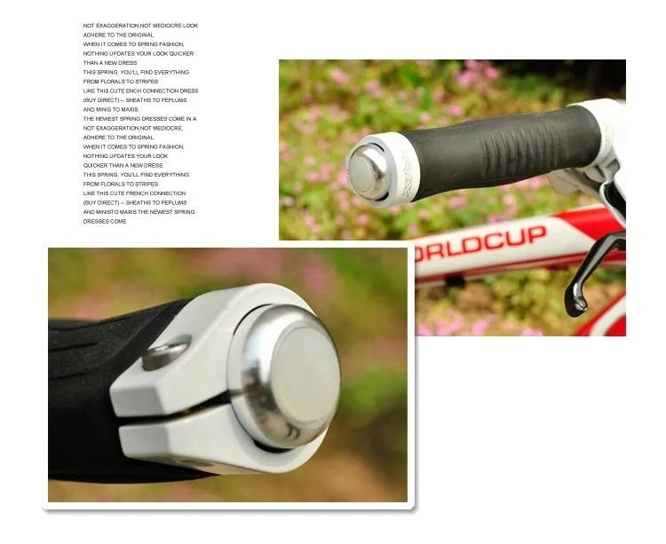 Bicycle handlebar end LED turn signal light in black with 6061 aluminium alloy body and red LED