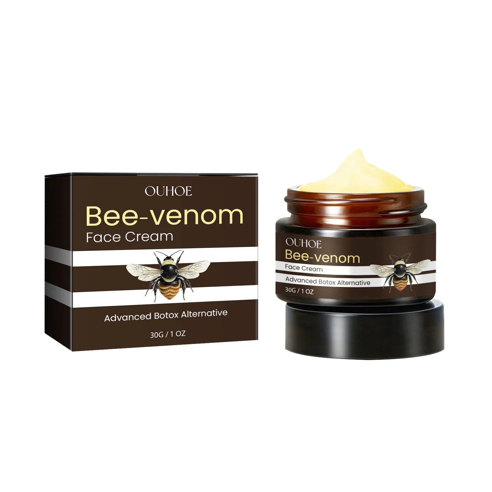 OUHOE Bee Firming Cream 30g jar for hydrating and firming skin.