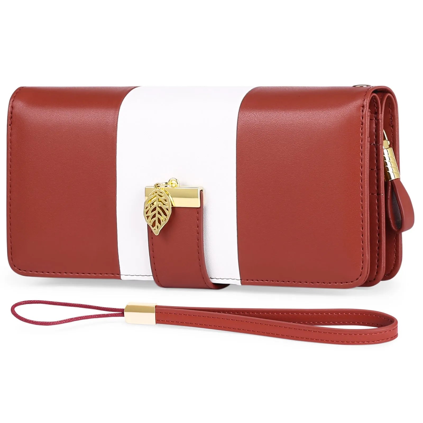 Anti theft brush handbag in PU leather with lock closure, shown in midnight black colour.