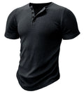 Men's slim fit muscle t-shirt in polyester, shown in army green colour.