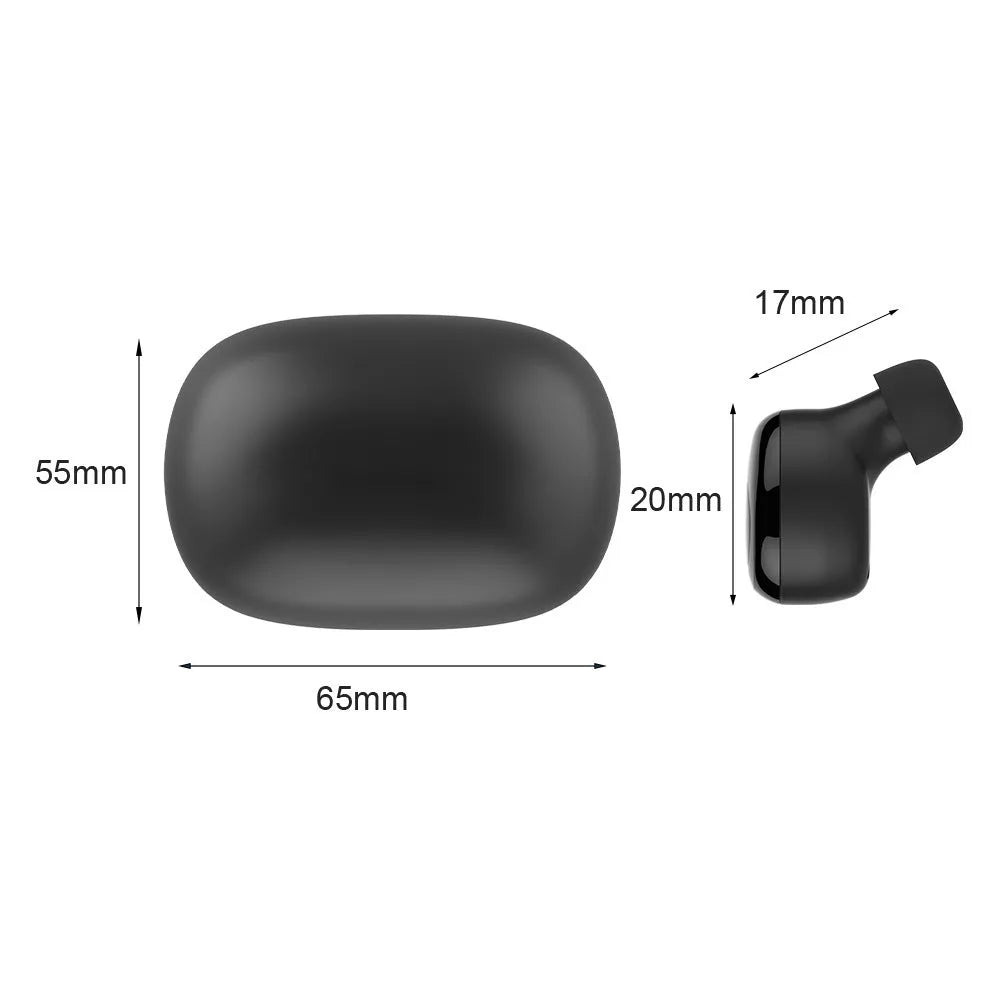 H001 black rechargeable Bluetooth digital headset sound amplifier for swimming and wading sports