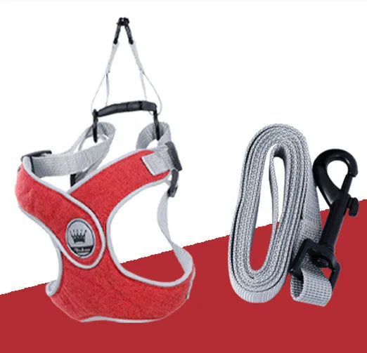 Adjustable dog harness with reflective mesh fabric in multiple colours and sizes