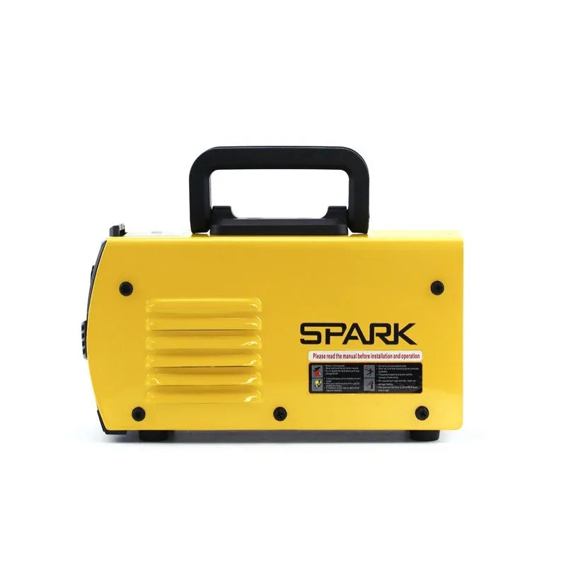 Household 220V inverter DC welding machine with welding tongs, grounding clamps, face shield, and brush hangers