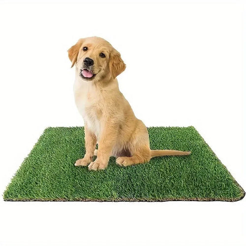 Artificial grass dog toilet mat for indoor pet training in three size options