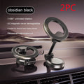 All-metal magnetic car phone mount in Qian colour, folded for storage