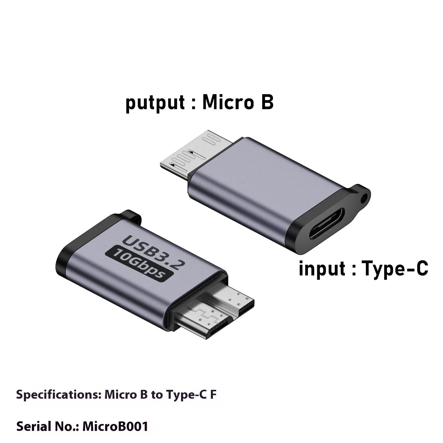 Micro B adapter converter showing Type-C and USB to Micro B connection options for charging and data transfer