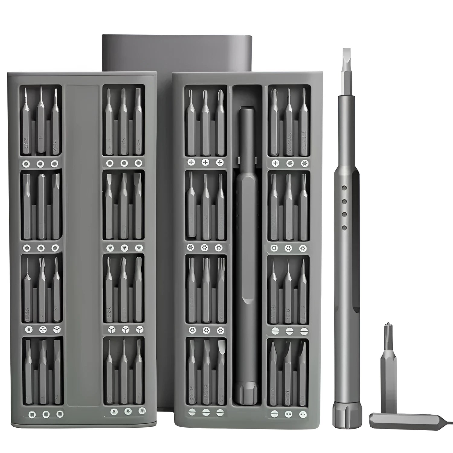49-in-1 magnetic precision screwdriver set for mobile phone repair with nickel aluminium bronze construction