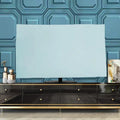 Velvet fabric television cover shown in a selection of colours including pink, black, and light blue.