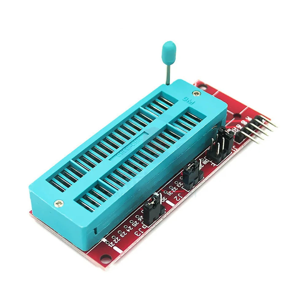 Offline simulation programmer burner with multiple socket support for microcontroller programming