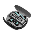 Fashion New M56 Bluetooth Headset in Black with digital display and breathing light