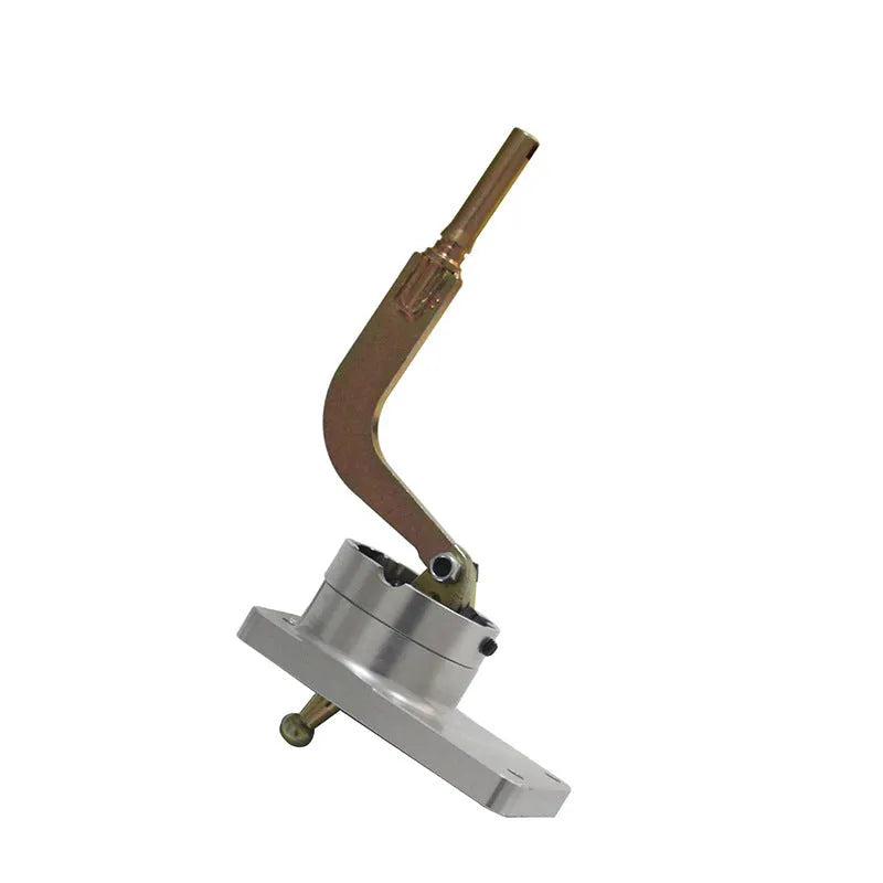 Silver aluminium alloy short shift lever for Horton car models.