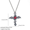 Halloween necklace with zinc alloy pendant showing bat, spider and celestial designs in electroplated colours