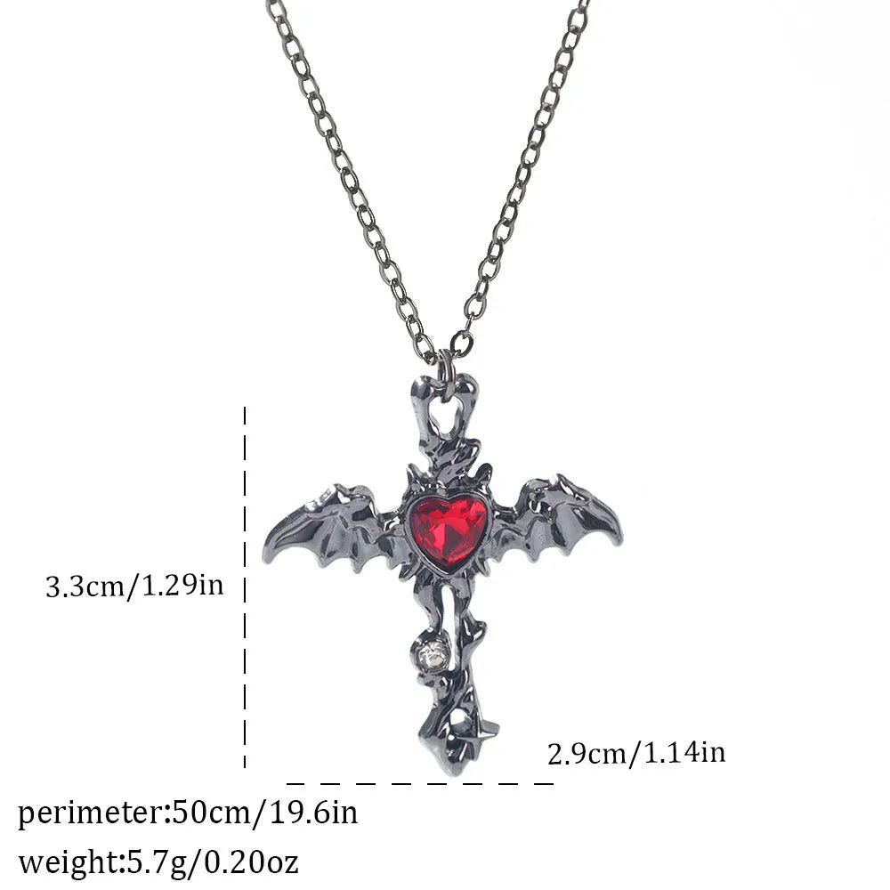Halloween necklace with zinc alloy pendant showing bat, spider and celestial designs in electroplated colours