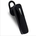M163 car Bluetooth headset in black and white colour options with ear piece and control buttons