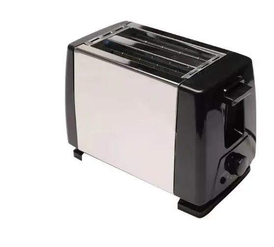650W fully automatic metal toaster sandwich breakfast bread maker in silver with touch button