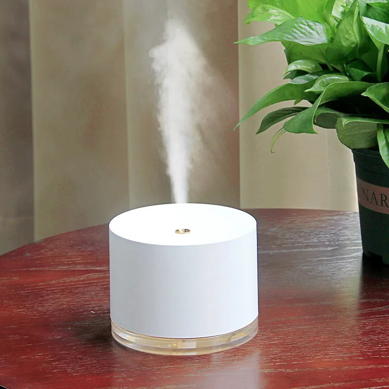 Wireless ultrasonic humidifier in white with 780ml tank and night light mode