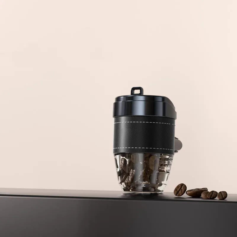 Plastic coffee cup shaped car air freshener with solid coffee beans fragrance in five colour options