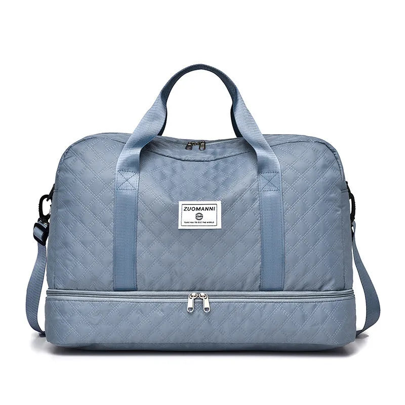Oxford cloth buggy travel bag with 36-55 litre capacity in solid colour options