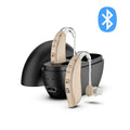 Digital hearing aid Type-C rechargeable in skin colour with Bluetooth – single unit on charger