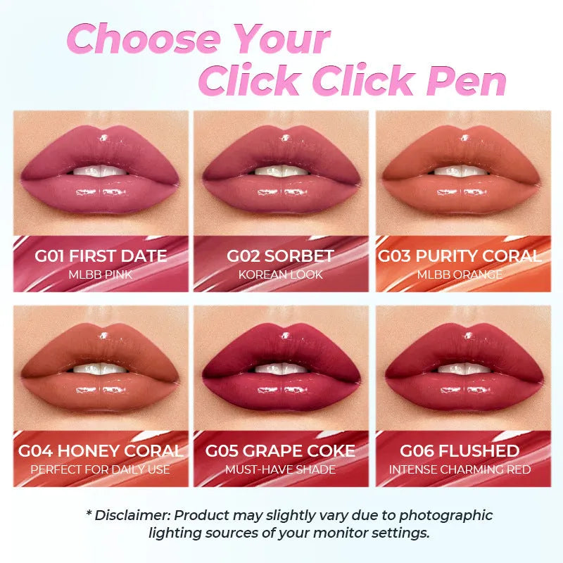 Waterproof moisturising lipstick in six shades with 1.8g content and 3-year shelf life
