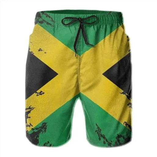 Men's 3D digital printing mesh cloth sports beach shorts in straight type cut, summer polyester shorts