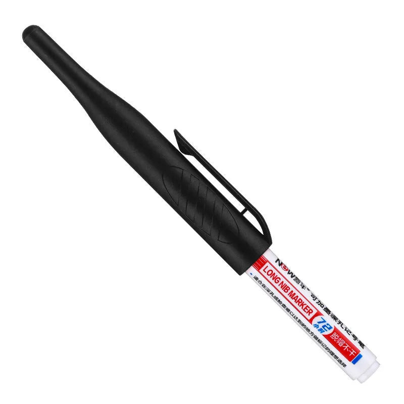 Oil-based quick-drying woodworking marker pen in four colour options showing 15.2 cm length