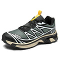 Low-top outdoor hiking shoes with lace-up closure and round toe in various colours