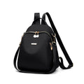 Women's reinforced thickened Oxford cloth casual travel backpack in urban simplicity style with sewing line detail