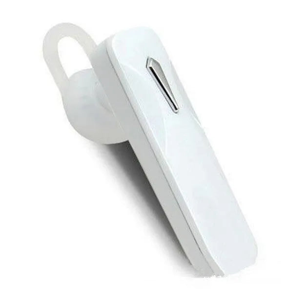 M163 car Bluetooth headset in black and white colour options with ear piece and control buttons