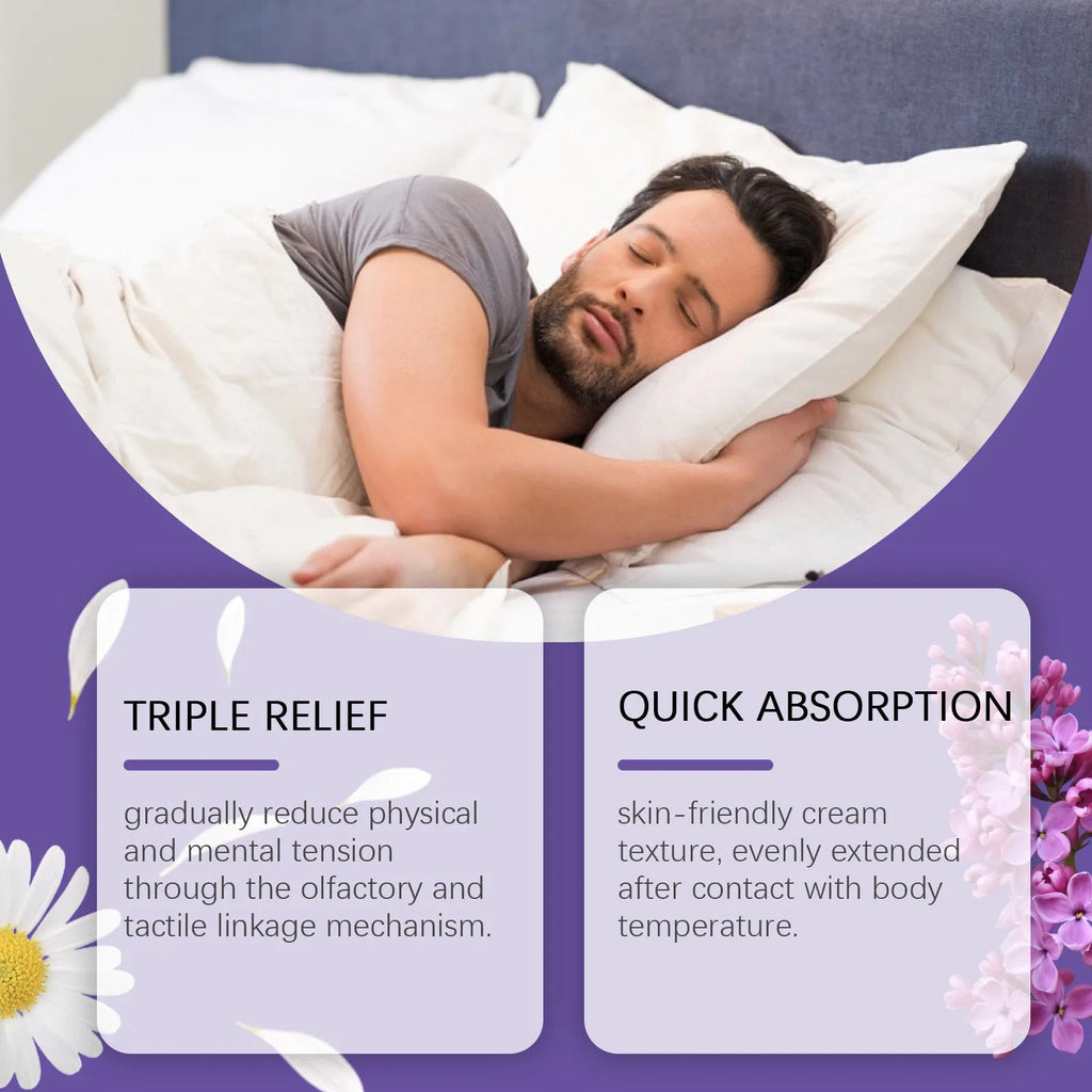 Sleep Goodnight Cream 30g jar with lavender and chamomile for night-time use.