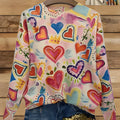 Men's loose fit digital printed polyester shirt with lapel collar showing vibrant artwork design