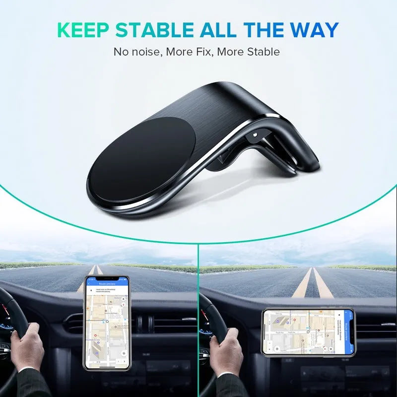 car bracket mobile phone holder for car outlet in black color