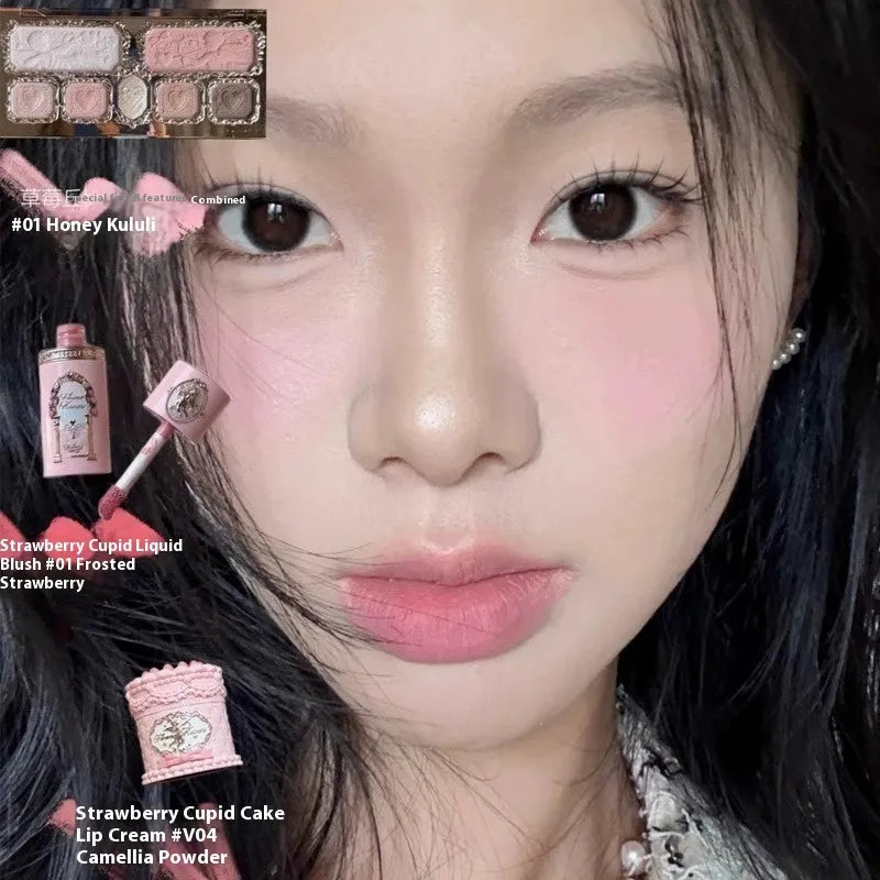 Strawberry Cupid Liquid Blush in six shades: Blush 01, 02, 03, 04, 05, and 06