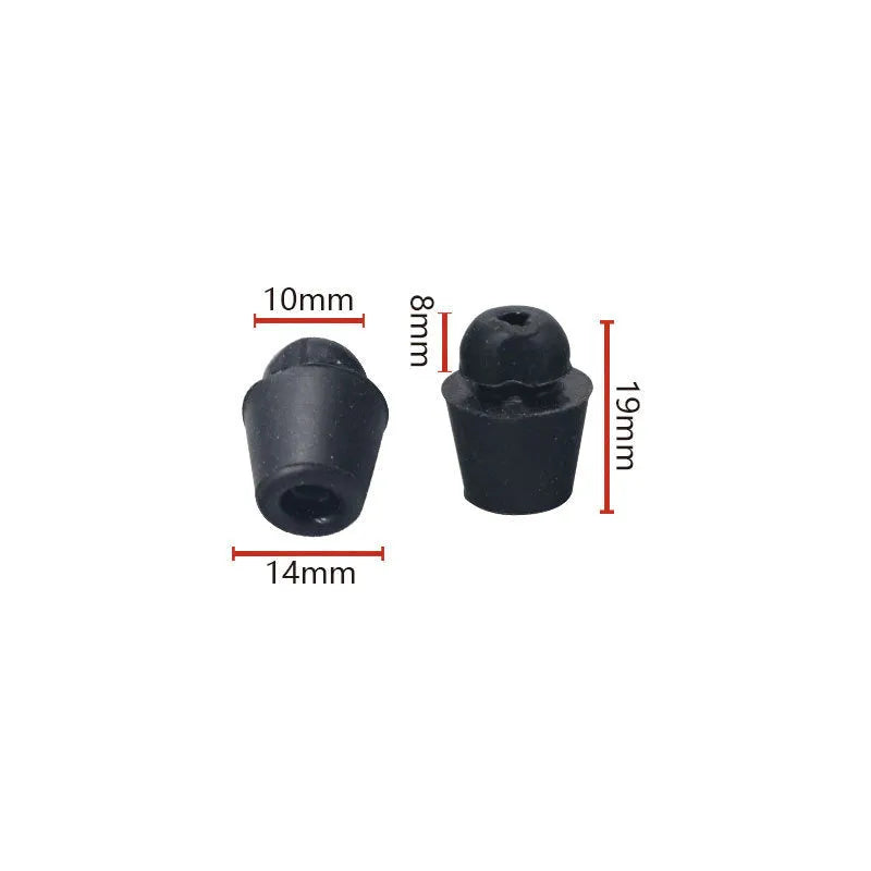 Pack of 10 X16 colour rubber automobile buckle clips for vehicle vibration reduction