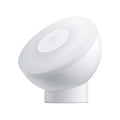 White Mijia Night Light 2 Bluetooth bedside lamp with human body induction on a table.
