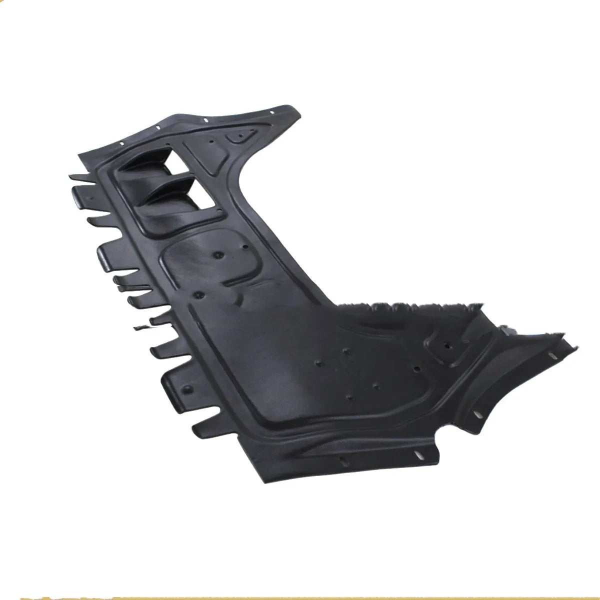 Black plastic engine lower guard plate for VW Jetta and Beetle with OEM 5C0825237D