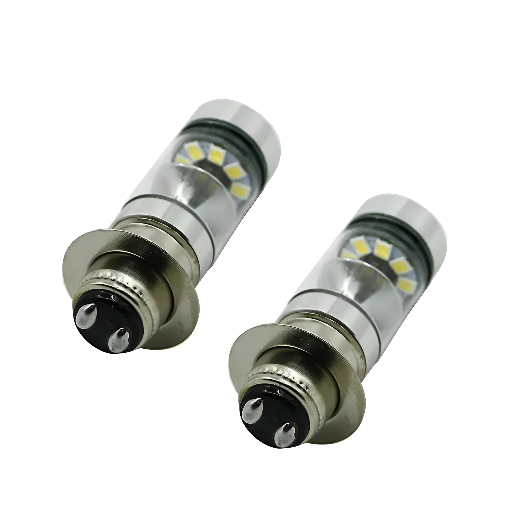 Motorcycle LED headlight BA20W H6 aluminium alloy housing 20SMD white light 1100 lumens
