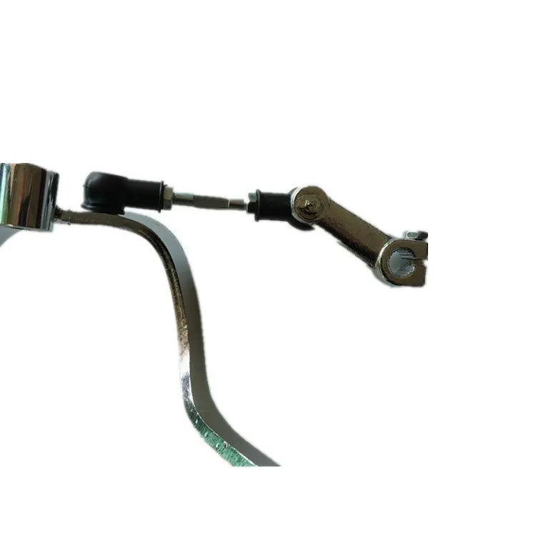 300mm GS125 motorcycle gear lever showing coarse and fine teeth on front and rear steps