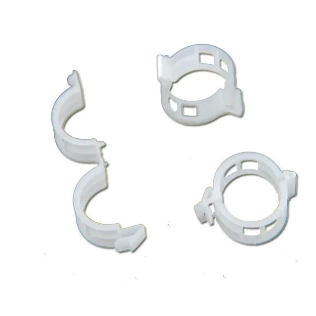 50 piece pack of plastic plant grafting clips for tomato vine and garden support
