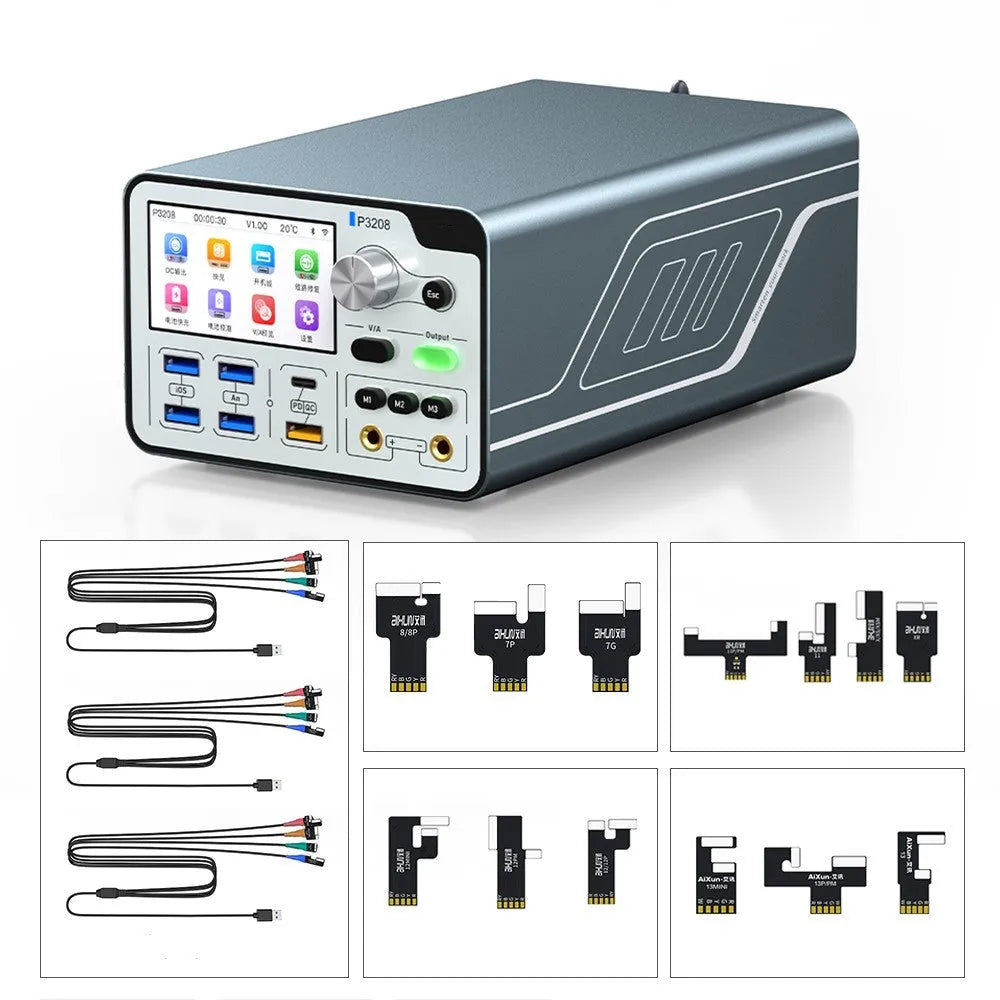 320W smart voltage regulator power meter with digital display for mobile phone repair