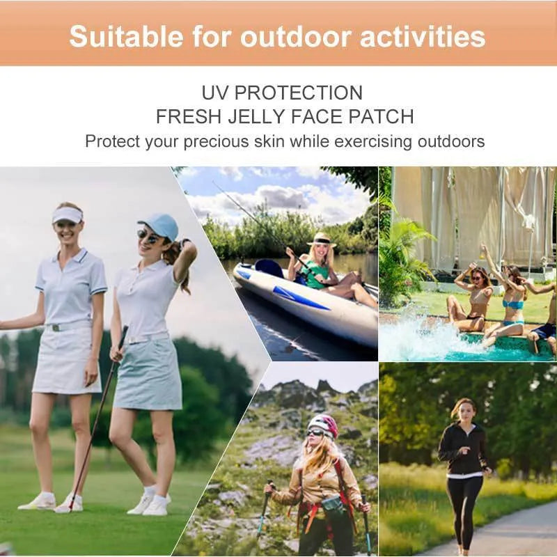 UV-proof outdoor sports protection eyes mask with 5ml/g content per pair in standard packaging