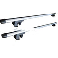 GM SUV alloy roof rack kit with adjustable crossbars showing 75kg load capacity
