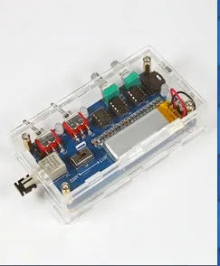 Music Tesla coil driver board unit with ports for 220V power, audio, and controller connections.