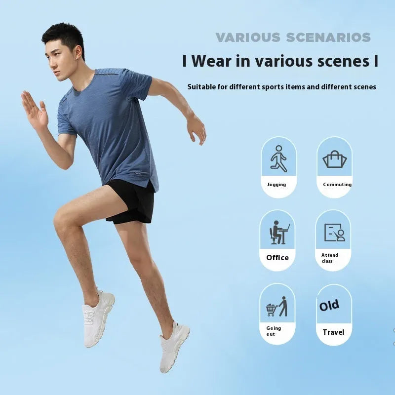 Men's solid colour polyester basketball shorts with low waist design on a neutral background.